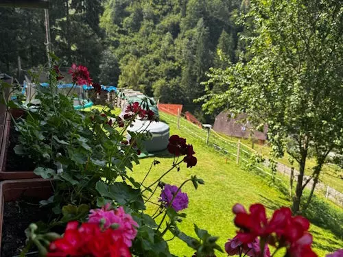 Außenanlage Ferienhaus-Waldenstein, Haus-Waldenstein, Urlaub im Lavanttal in Kärnten, Wandern, Radfahren, Skifahren, Winterurlaub, Badeseen, Restaurants, Sehenswürdigkeiten, Ausflugziele, Kärnten entdecken, Ruhe, Natur, Zeit füreinander haben, Urlaub mit Herz, ruhige Lage, komfortable Ausstattung für Familien, Paare und Hundebesitzer, Gäste aus Österreich, Gäste aus Deutschland, Gäste aus der Schweiz, Ferienhaus,  Annelies Stückler